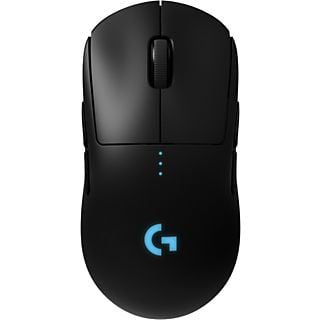 Ratón gaming - Logitech G Pro, Inalámbrico, Respuesta de 1 ms, 25.600 ppp, Botones personalizables y mecánicos, Iluminación RGB, Lightspeed, Negro