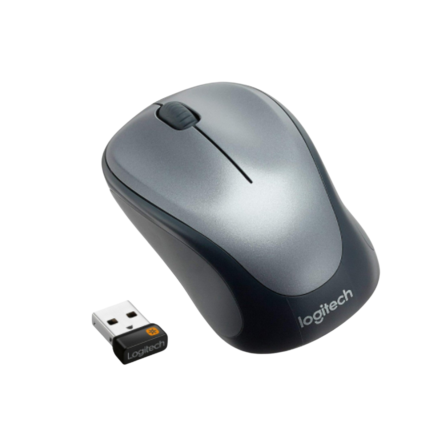Logitech M235 1000dpi raton optico inalambrico negro wireless mouse con nano receptor usb plata sin cables 910002201 1000
