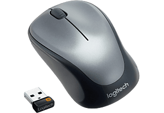 Ratón inalámbrico - Logitech Wireless Mouse M235, Con nano receptor USB, Negro