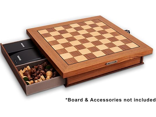MILLENNIUM 2000 Luxe Cabinet - Socle élégant en bois pour ordinateurs d'échecs (brun)