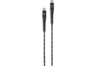 CELLULARLINE Strong Cable - USB-C zu USB-C Kabel (Schwarz)