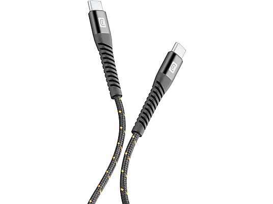 CELLULAR LINE Strong Cable - Cavo da USB-C a USB-C (Nero)