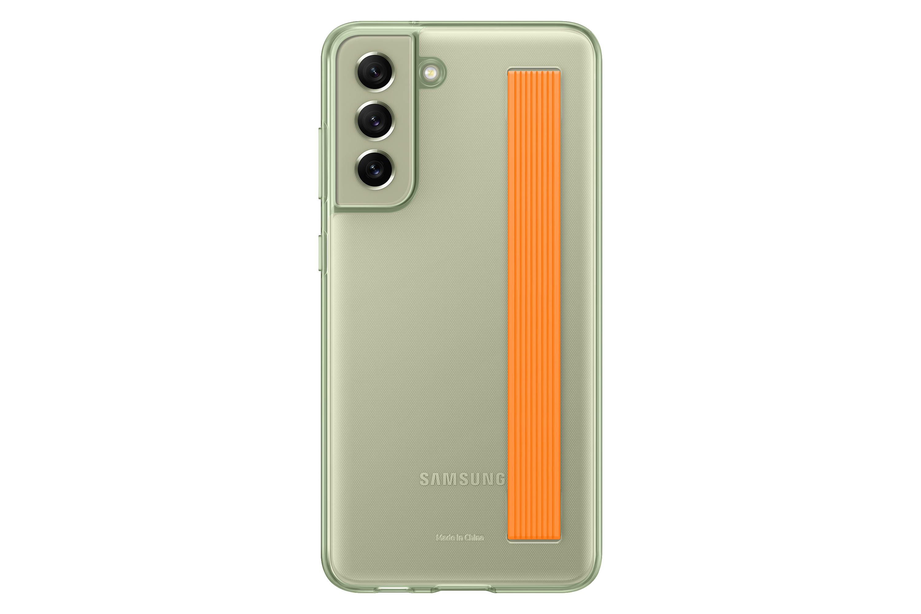 SAMSUNG EF-XG990 Slim Strap, Backcover, Samsung, Galaxy S21 FE 5G, Olive Green