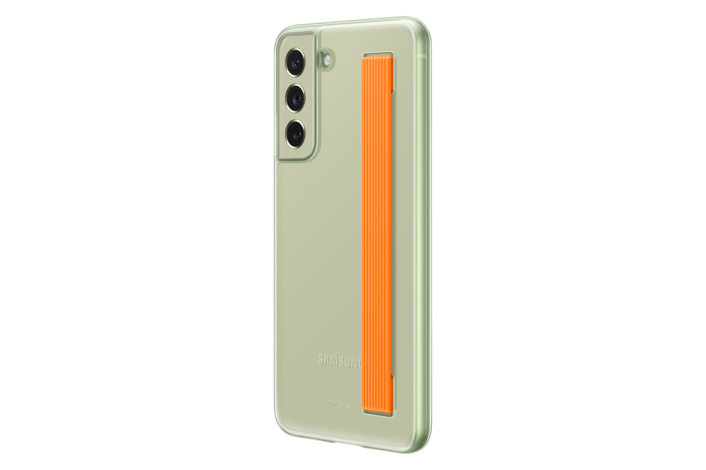 SAMSUNG EF-XG990 Slim Strap, Backcover, Samsung, Galaxy S21 FE 5G, Olive Green