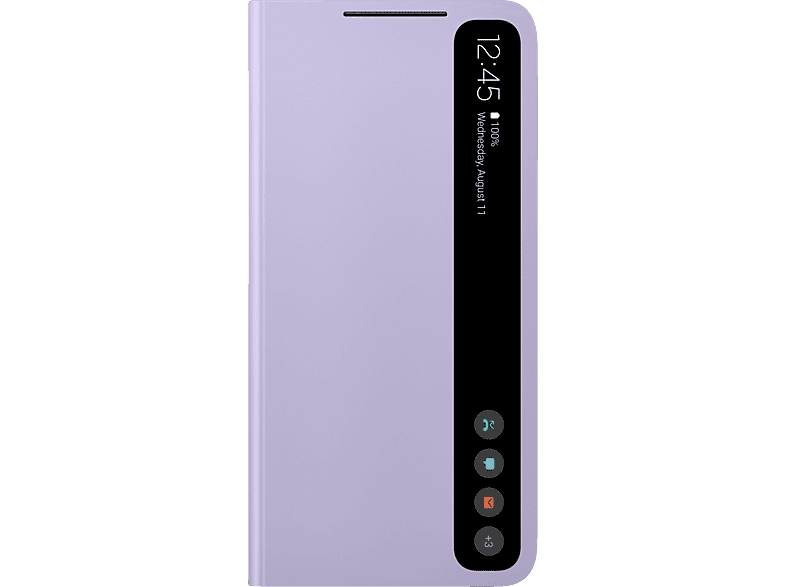 SAMSUNG EF-ZG990 Clear View, Bookcover, Samsung, Galaxy S21 FE 5G, Lavender