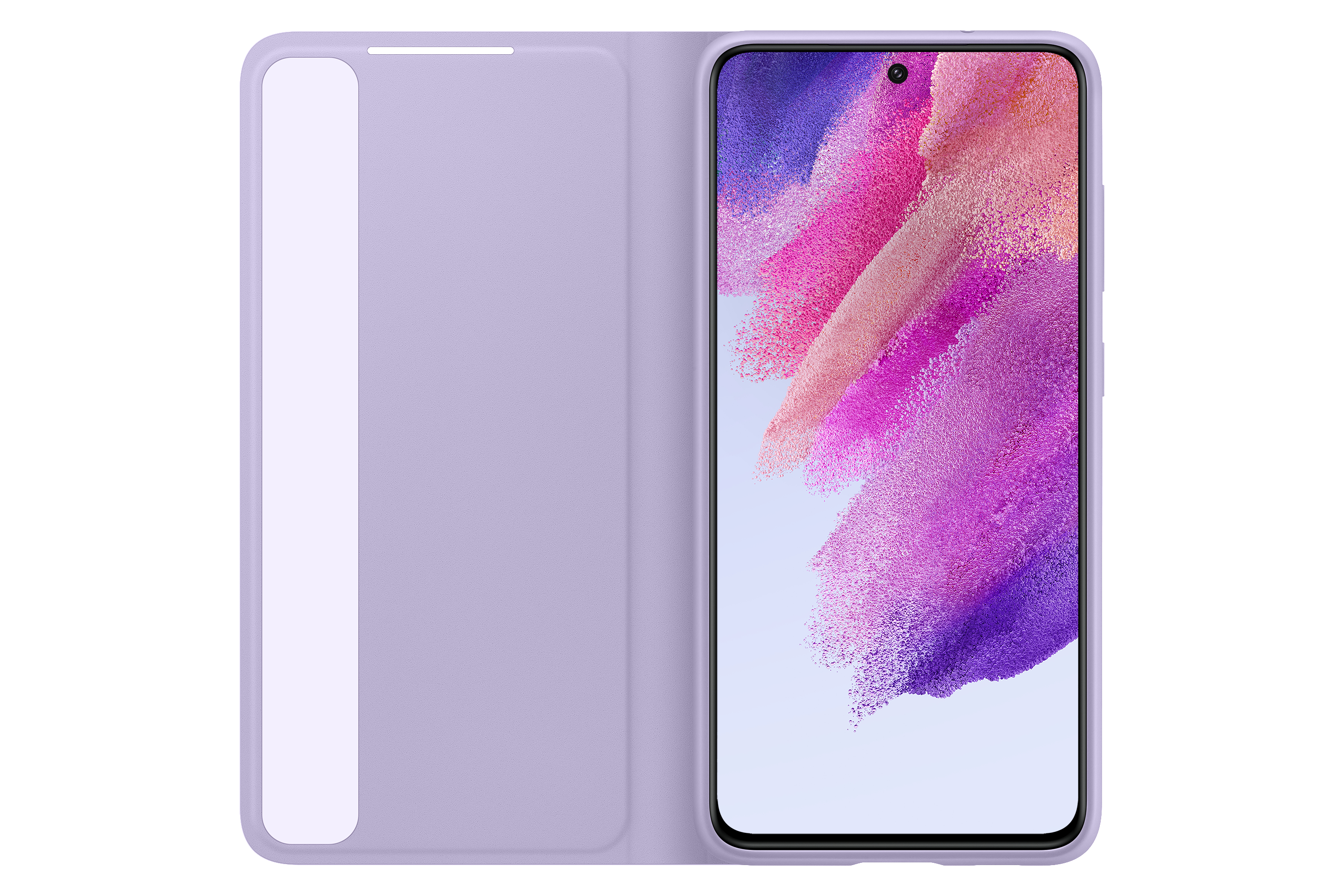SAMSUNG EF-ZG990 Clear View, Bookcover, Samsung, Galaxy S21 FE 5G, Lavender