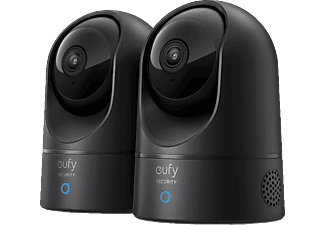 EUFY Caméra de surveillance intérieure Solo P24 Noir - 2 pièces (T8413G11)
