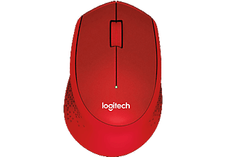 LOGITECH M330 Sessiz Kablosuz Optik Mouse - Kırmızı