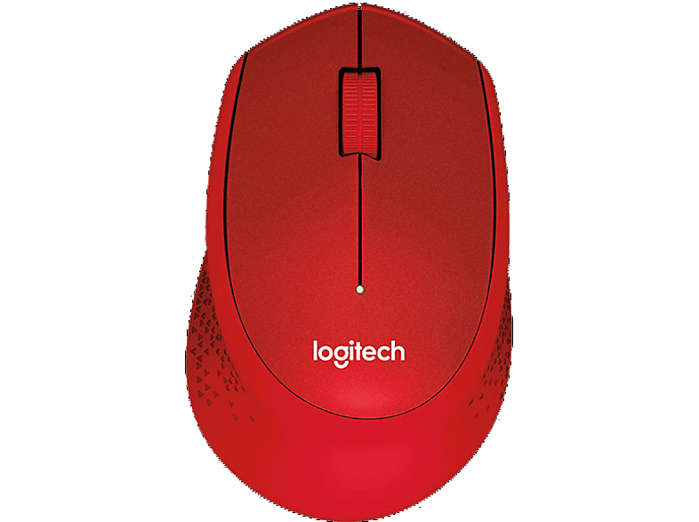 LOGITECH M330 Sessiz Kablosuz Optik Mouse - Kırmızı