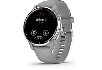 GARMIN Venu 2 Plus Smartwatch Polymer Silikon, Hellgrau