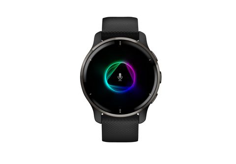 Smartwatch GARMIN Smartwatch Plus 2 Polymer Schwarz MediaMarkt Venu | Silikon