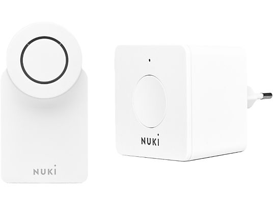 NUKI Smart Lock Combo 3.0 CH - Serrure de porte intelligente (Blanc)