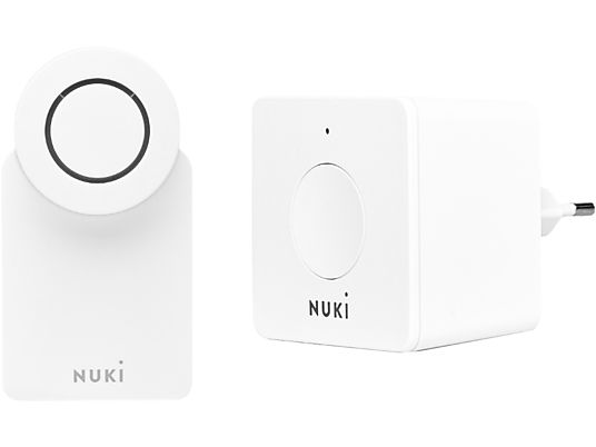 NUKI Smart Lock Combo 3.0 UE - Serrure de porte intelligente (Blanc)