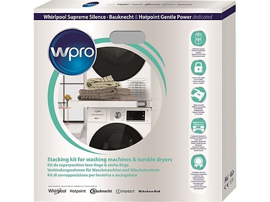 WPRO SKD 500 Verbindungsrahmen für Waschmaschine und Wäschetrockner