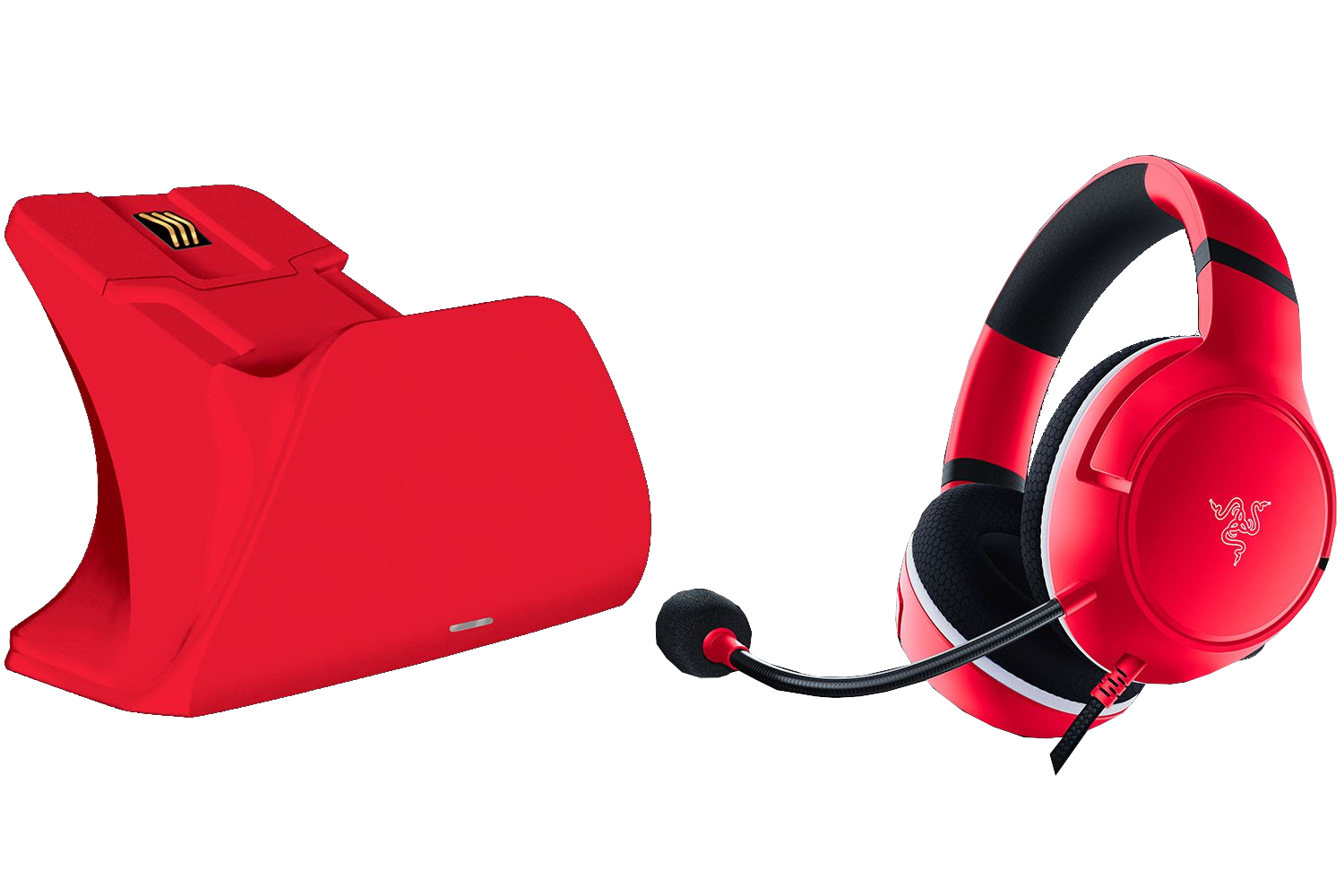RAZER Bundle casque gamer Kaira X + Station de charge pour Xbox Rouge (RZ82-03970200-B3M1)