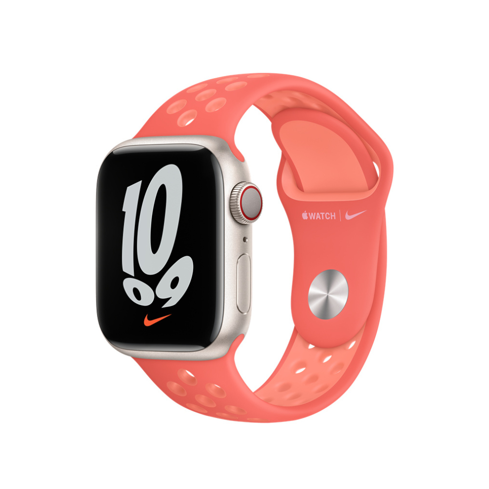 APPLE Bracelet pour Apple Watch 41 mm Sport Nike Magic Ember / Crimson Bliss (ML853ZM/A)