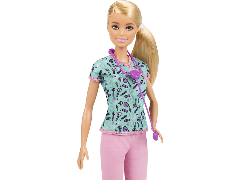 Thumbnail - BARBIE Krankenschwester, Karriere-Barbie, Anziehpuppe Spielzeugpuppe Mehrfarbig