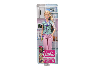 BARBIE Krankenschwester, Karriere-Barbie, Anziehpuppe Spielzeugpuppe Mehrfarbig
