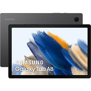 Tablet - Samsung Galaxy Tab A8, 128 GB eMMC, Gris Oscuro, WiFi, 10.5" WUXGA, 4 GB RAM, Unisoc T618, Android 11