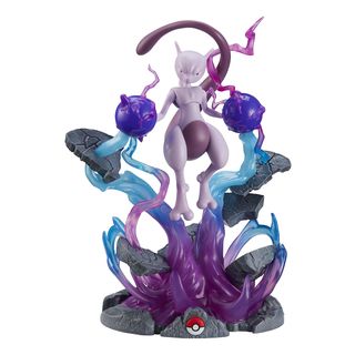 JAZWARES Pokémon - Mewtu Deluxe (30 cm) - Deluxe Statue (Mehrfarbig)