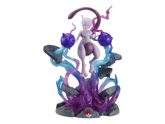 JAZWARES Pokémon - Mewtwo Deluxe (30 cm) - Deluxe Statue (Multicolore)