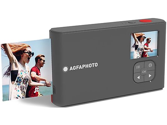 AGFA Realipix Mini S - Caméra à image instantanée Noir/rouge