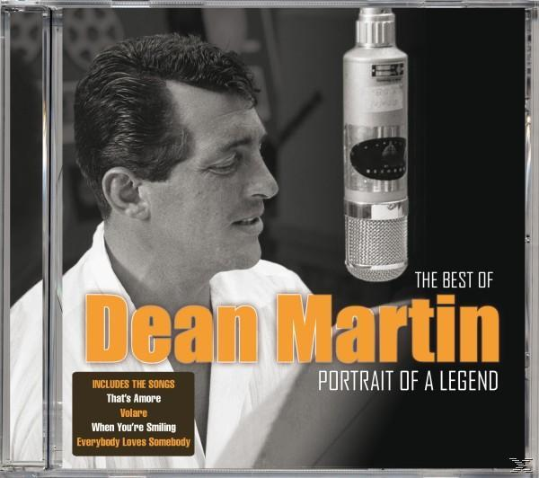 Dean Martin auf einem CD-Case. Porträt und Text in Orange. Schwarzer Hintergrund.