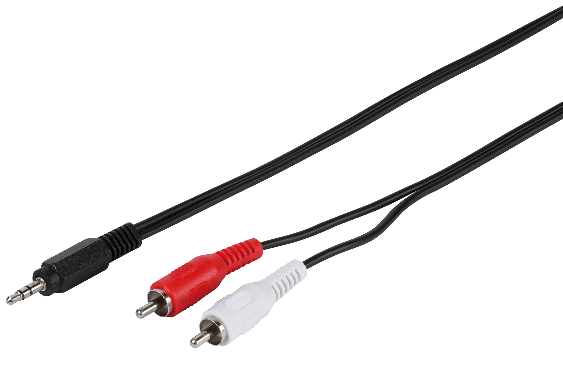 Kabel, 3,5 Mm Klinkenkabel 4-polig - 3x Cinch - 3m