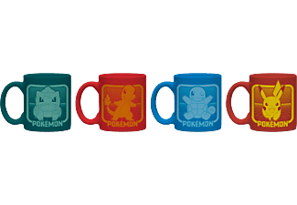 GB EYE LTD Pokémon: Kanto Partners - Mini Mug Set (4x150 ml) - Tassen-Set (Mehrfarbig)