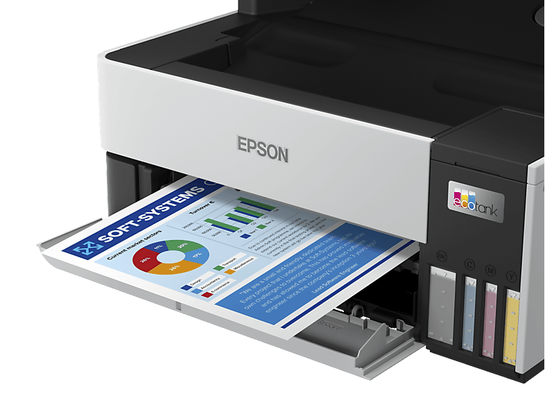 EPSON EcoTank L6490 Yazıcı Tarayıcı Fotokopi Faks Wi-F Direct Inkjet Tanklı Yazıcı Beyaz_4