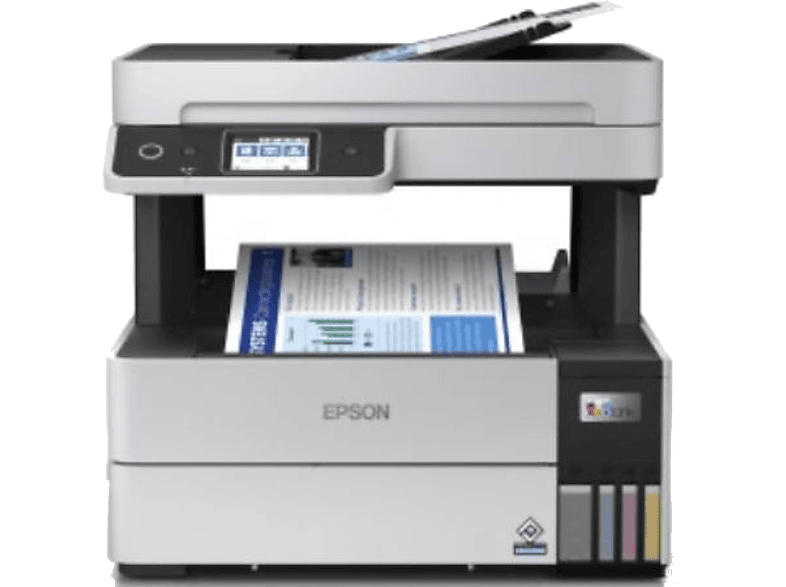 EPSON EcoTank L6490 Yazıcı Tarayıcı Fotokopi Faks Wi-F Direct Inkjet Tanklı Yazıcı Beyaz