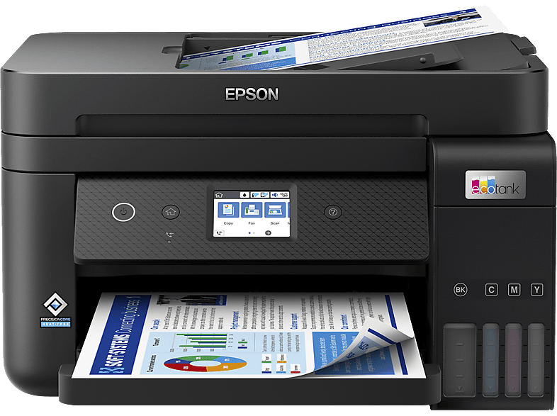 EPSON EcoTank L6290 Yazıcı Tarayıcı Fotokopi Faks Wi-Fi Direct Inkjet Tanklı Yazıcı Siyah