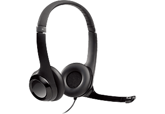 LOGITECH H390 - PC Headset (Kabelgebunden, Binaural, On-ear, Schwarz)