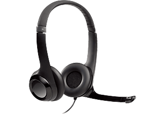 LOGITECH Logitech USB Headset H390 - Cuffie con microfono (Wired, Binaurale, On-ear, Nero)