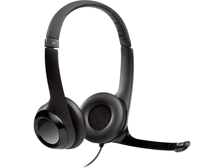 LOGITECH H390 - PC Headset (Kabelgebunden, Binaural, On-ear, Schwarz)