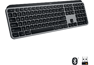 LOGITECH MX Keys für Mac - Kabellose Tastatur (Schwarz/Grau)