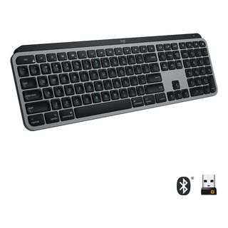 LOGITECH MX Keys pour Mac - Clavier sans fil (Noir/Gris)
