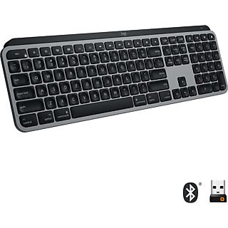 LOGITECH MX Keys für Mac - Kabellose Tastatur (Schwarz/Grau)