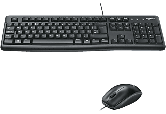 LOGITECH Desktop MK120, suisse - Ensemble souris-clavier USB