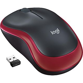 LOGITECH M185 - Mouse (Rosso)