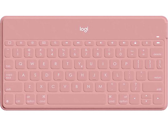 LOGITECH Keys-To-Go (CH) - Tastiera Bluetooth (Rosa cipria/Bianco)