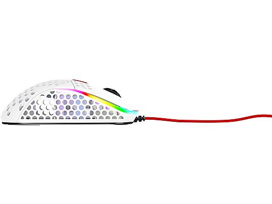 CHERRY M4 RGB Tokyo Edition - Gaming Maus, Kabelgebunden, Optisch mit Leuchtdioden, 16000 cpi, Weiss