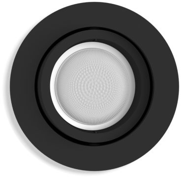 PHILIPS HUE Inbouwspot Centura RGB Zwart (34292700)