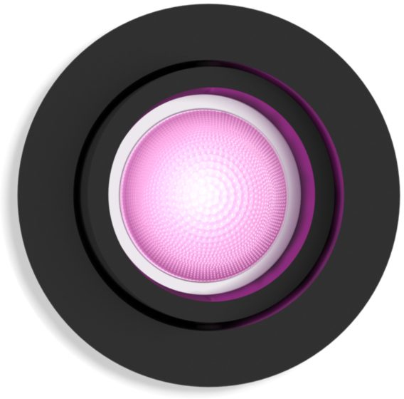 PHILIPS HUE Inbouwspot Centura RGB Zwart (34292700)