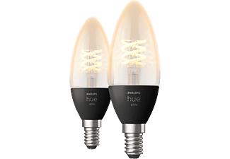 PHILIPS HUE Bluetooth Ledlamp warmwit licht E14 - 2 stuks (30221100)