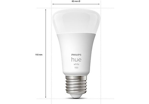 PHILIPS HUE Bluetooth Ledlamp warm tot koelwit licht E27 - 2 stuks (28919200)