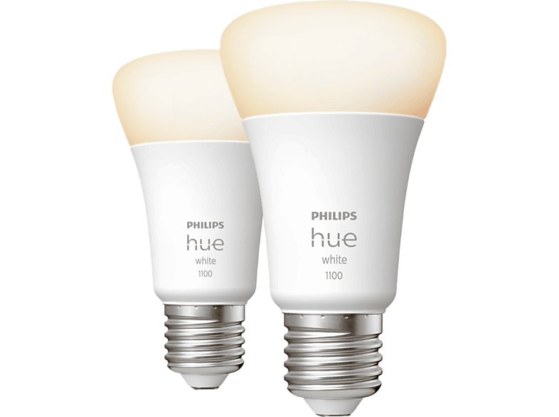 Philips Hue Bluetooth Ledlamp Warm Tot Koelwit Licht E27 - 2 Stuks (28919200)