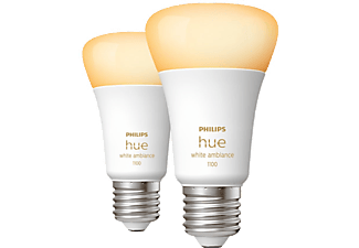 PHILIPS HUE Bluetooth Ledlamp warm tot koelwit licht E27 - 2 stuks (29125600)