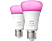 PHILIPS HUE Bluetooth Ledlamp White and Color E27 - 2 stuks (55009400)