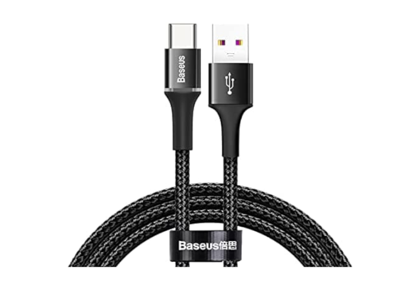 BASEUS Halo Type-C 40W Flash 1m Şarj Kablosu Siyah